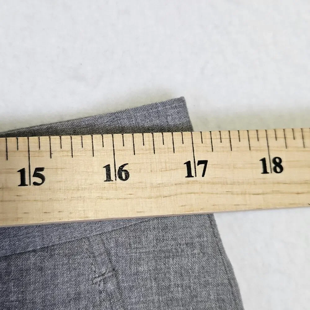 Banana Republic Tailored Fit Suit Mens Blazer 44R Gray Pant 33x30 Jacket 2PC Set